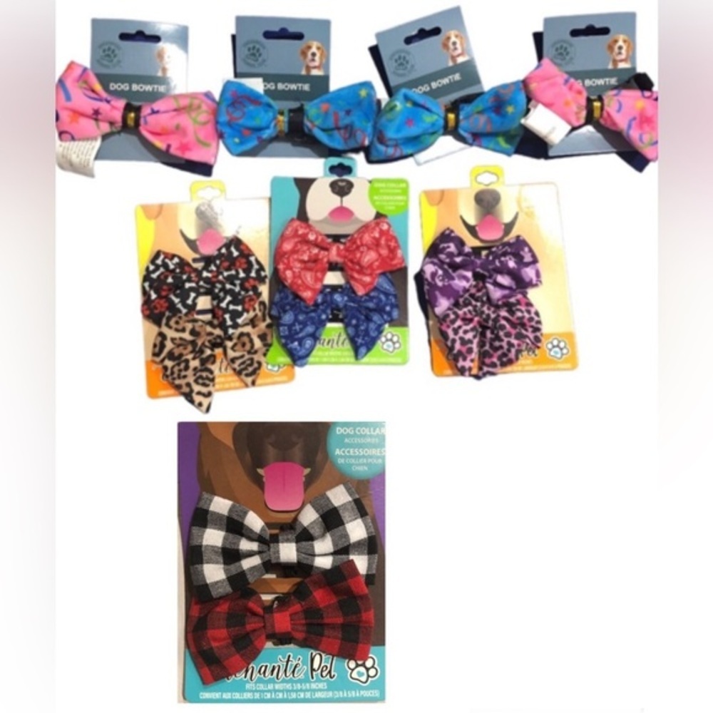 12 piece Dog bow tie‎ collar leash set accessories bundle- $25